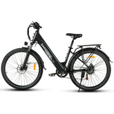 SAMEBIKE RS-A01 Pro Electric Bike - 350W Motor 36V15AH Battery 40KM Range Mechanical Disc Brakes - Black